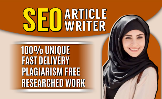do seo friendly article and blog post, content writing services
