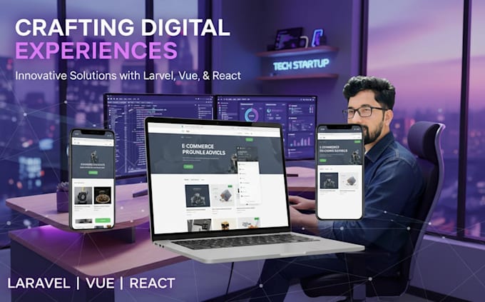 expert PHP, laravel developer with react and vue expertise