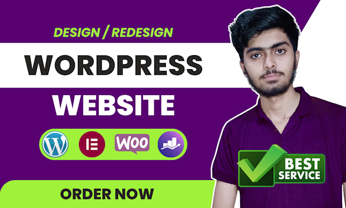 do wordpress website development, business website, wordpress blog website