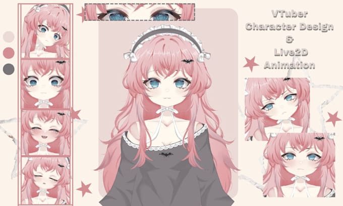 create and rig pro live2d vtuber model for vtube studio