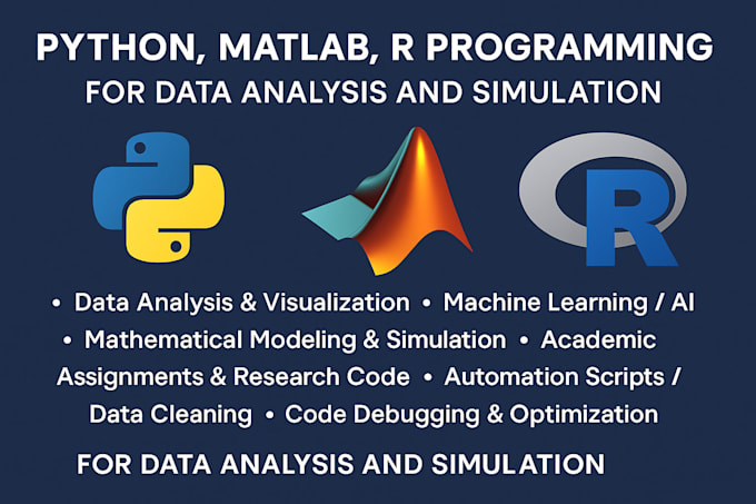 do coding solutions in python, r, and matlab statistical