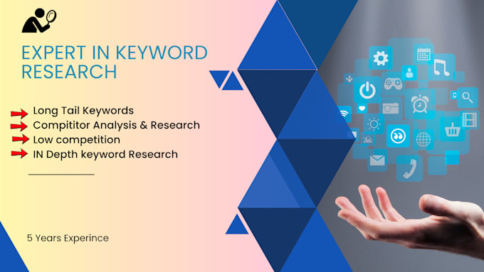 my research includes competitor analysis longtail keywords and proper seo
