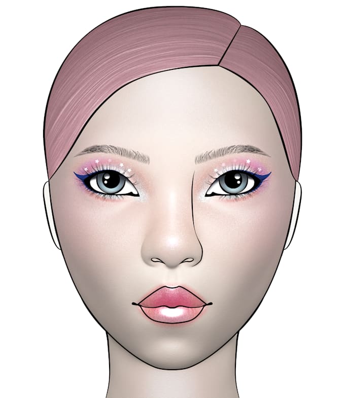 create a digital makeup look