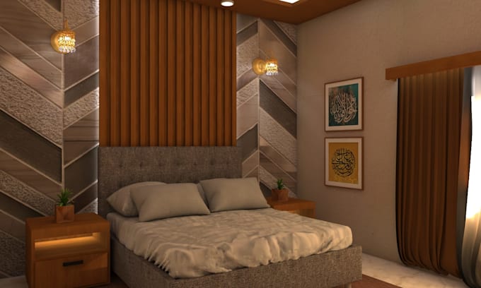 make 3d interior design for minimalist home decor