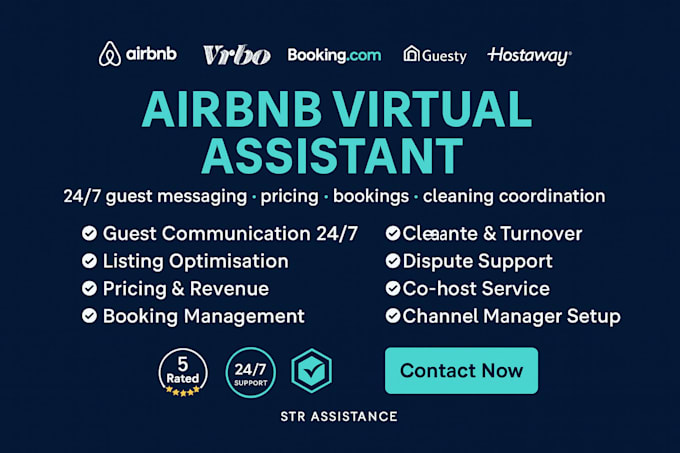 be your 24x7 airbnb virtual assistant