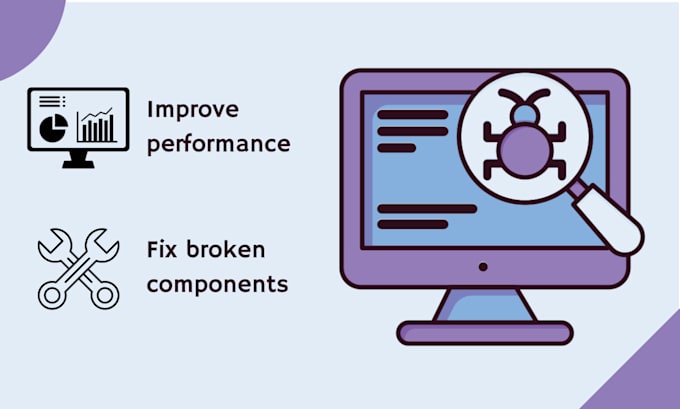 fix bugs or errors in your website with react code