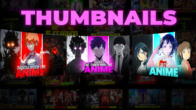 create premium anime thumbnails that stand out