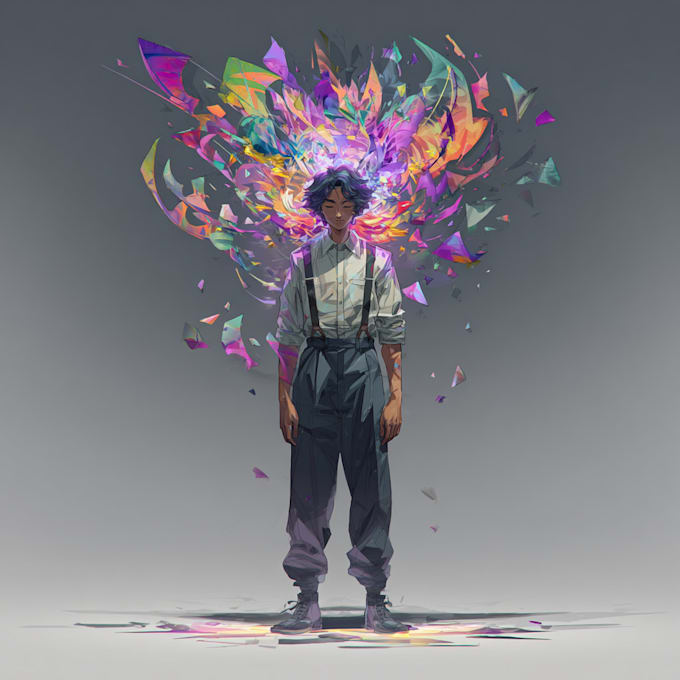 create an design breathtaking abstract art for you
