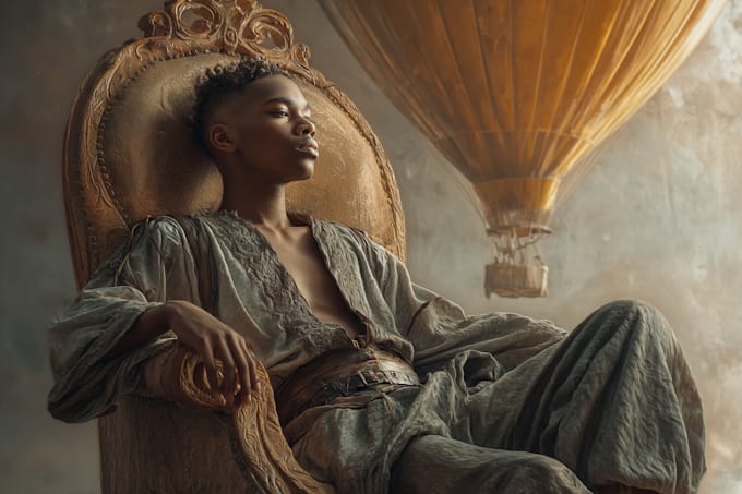 paint a realistic conceptual or fantasy digital portrait