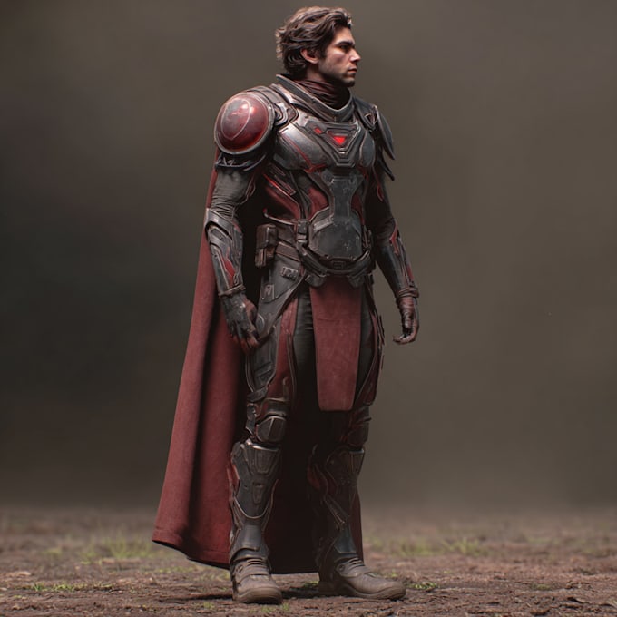 create your fantasy science fiction superhero character
