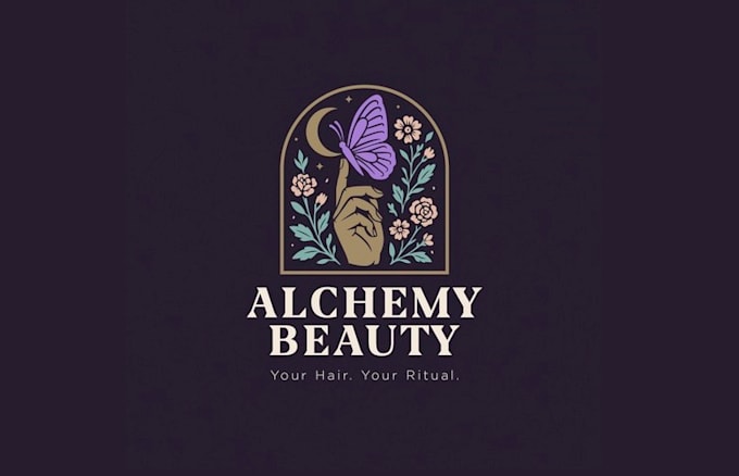 design essence alternative hair salon logo