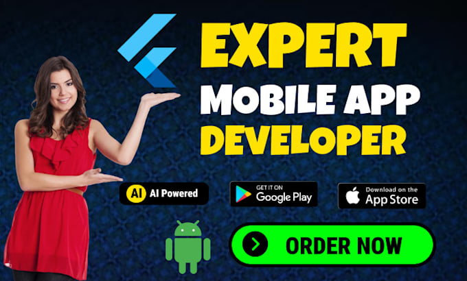 build a flutter mobile app for android and ios