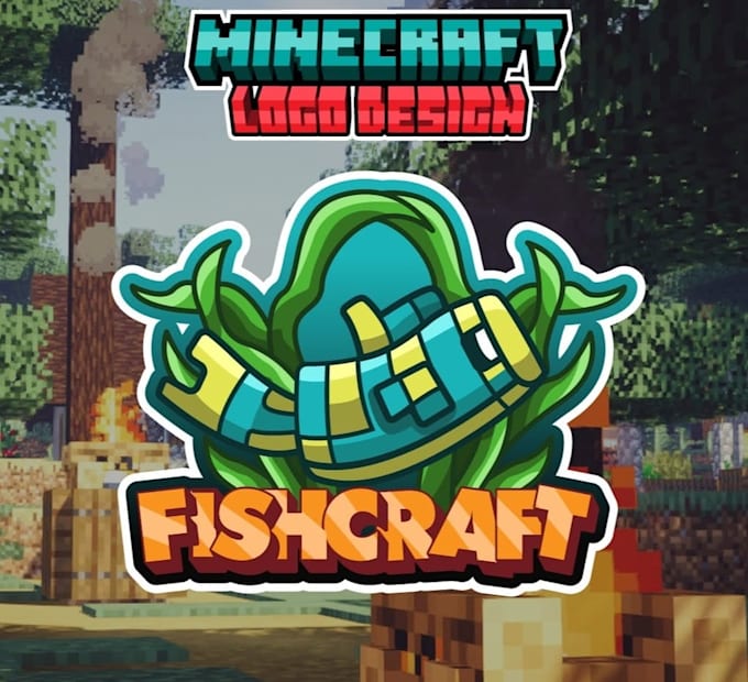 brand gaming minecraft server logo design and other