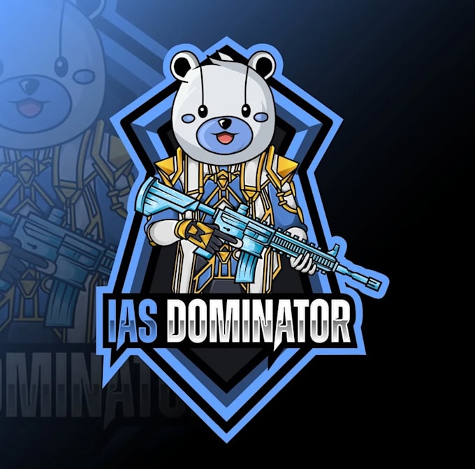 do a unique esport logo for youtube, gaming, pubg
