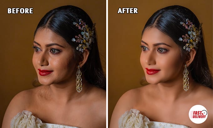 do professional retouching your wedding photos