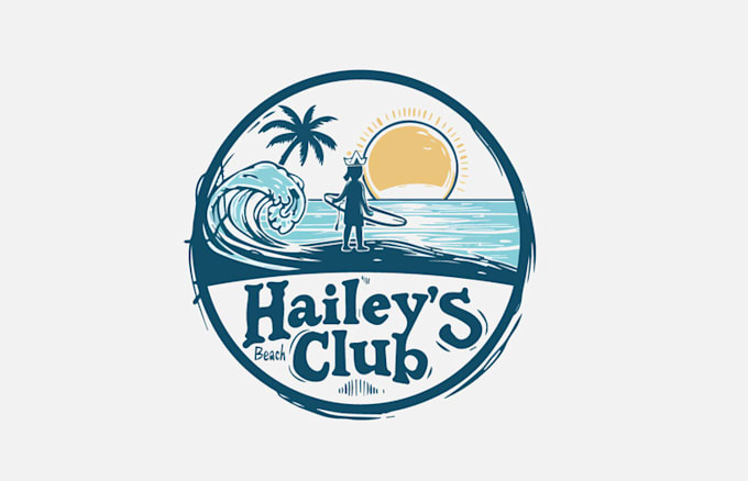 design unique surf club logo