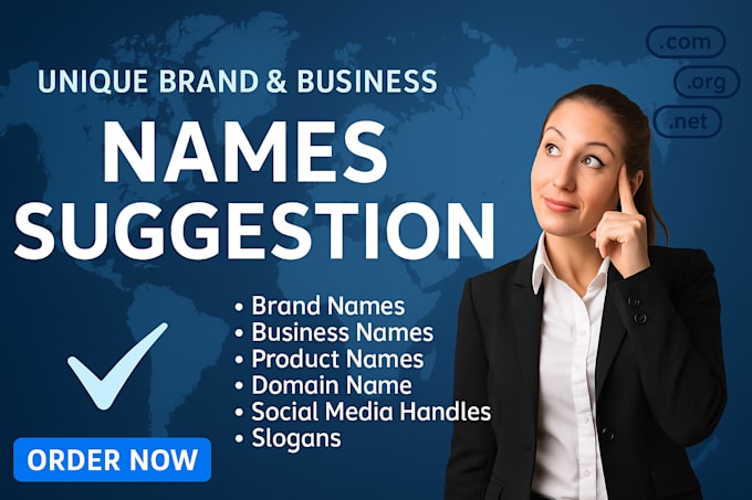 create unique, short, memorable brand name for your business
