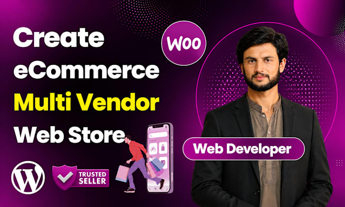 design multi vendor shopify and wordpress ecommerce marketplace website