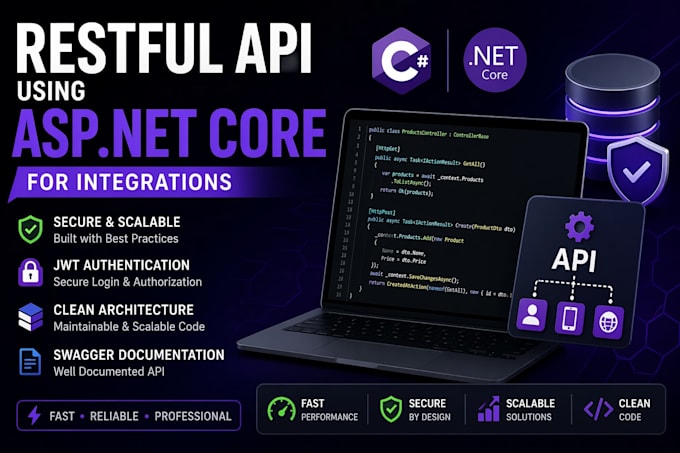 create restful apis using asp net core for integrations