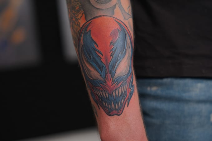 draw trash polka tattoo design