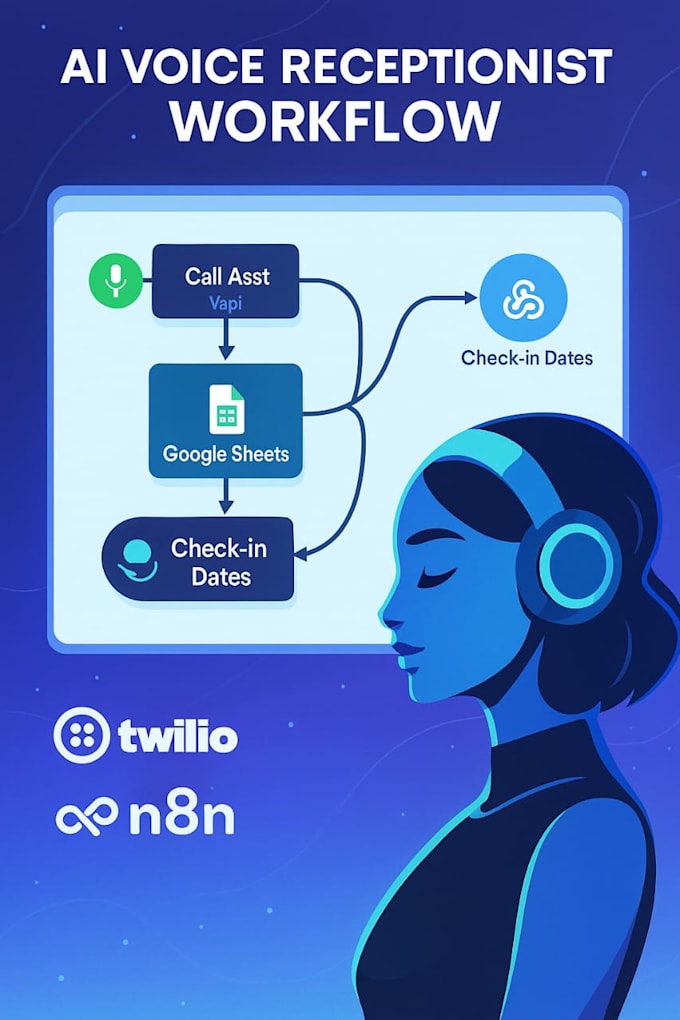 develop custom ai voice bots for businesses using vapi and n8n