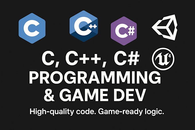 do c cpp c sharp programming and game development projects for you