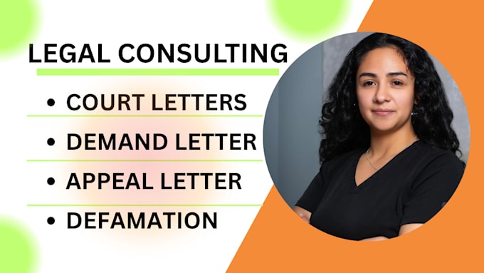 write cease and desist letters for harassment defamation or unfair treatment