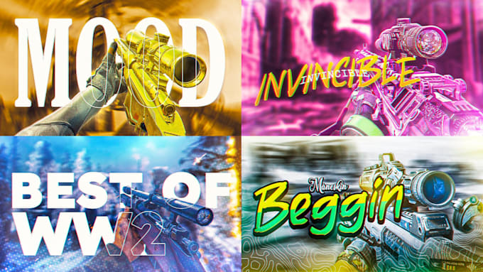 design call of duty warzone gaming thumbnail for high CTR in 24 hours