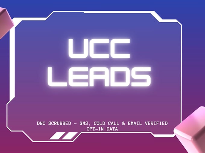 provide mca ucc and a paper lender declined leads