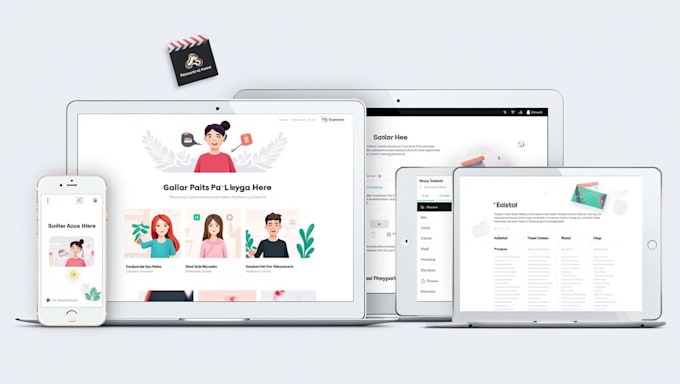 create a modern responsive portfolio website