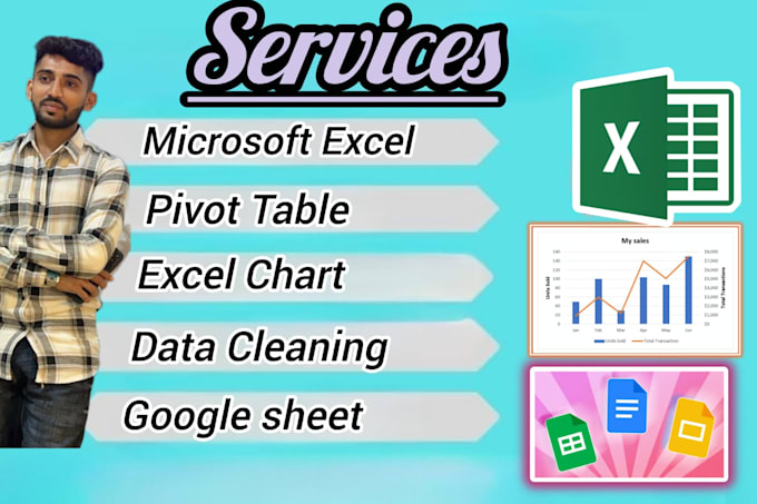 make pivot table , graphs and cleaning and formatting excel files