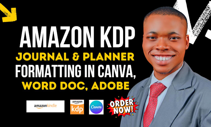 format your journal on canva, and journal interior design for KDP or kindle KDP