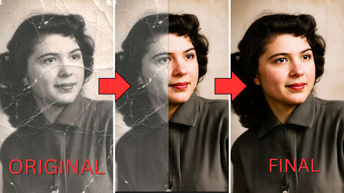 restore, colorize, and professionally fix your old photos