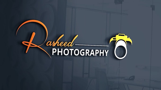 design beautiful photography logo in illustrator
