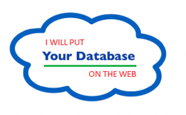 put your database on the web