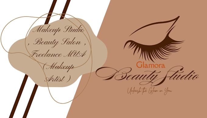 design a beauty salon branding kit