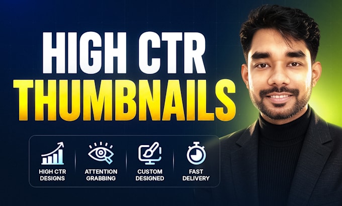 design high CTR youtube thumbnails for creators