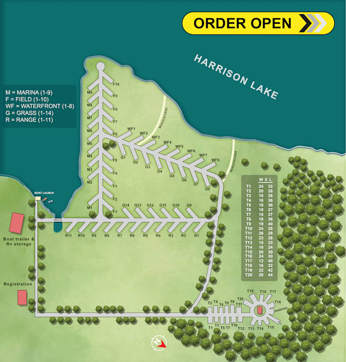 Design a detailed campground map, rv park, or any site plan by ...