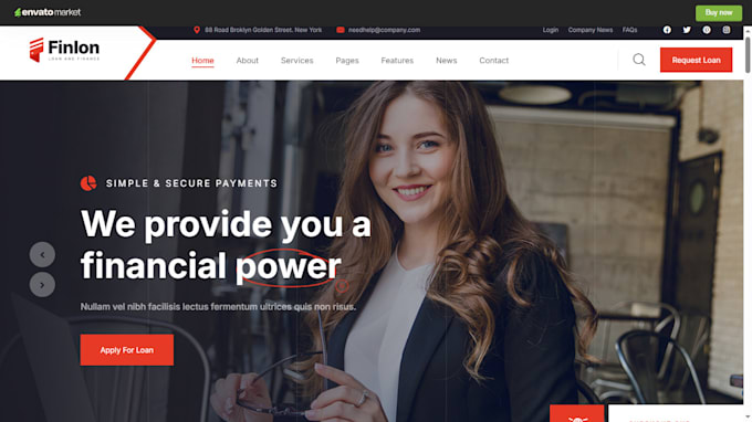 build responsive loan website mortgage broker website business loan website