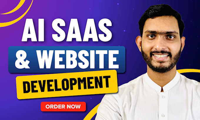 be ai software developer for ai saas, full stack ai website or ai web app