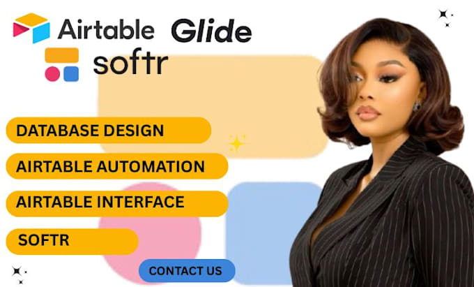design airtable, airtable integration, glide app automation, airtable ai, softr