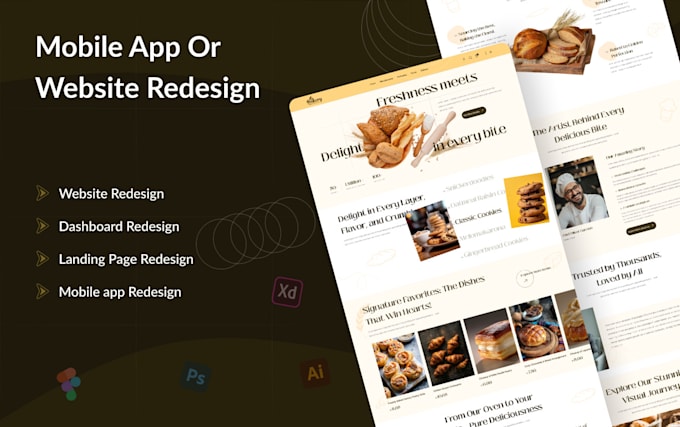 professionally redesign your website or mobile app with expert modern UI UX