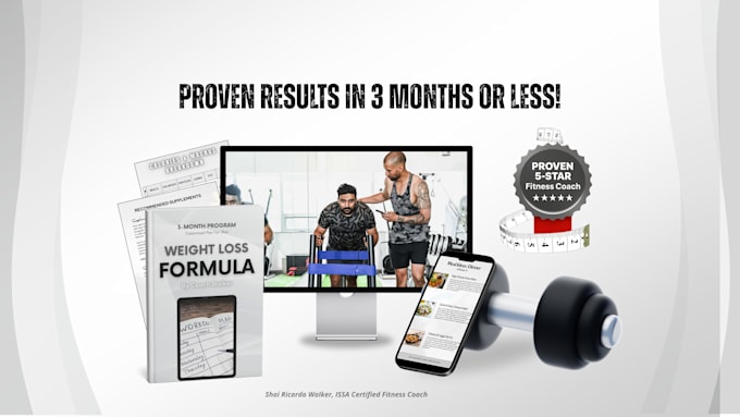 create a custom fitness plan with a nutrition plan for weight loss