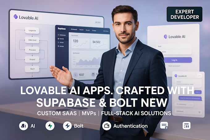 build web app, ai saas mvp app with lovable, fix bug, bolt new, supabase cursor