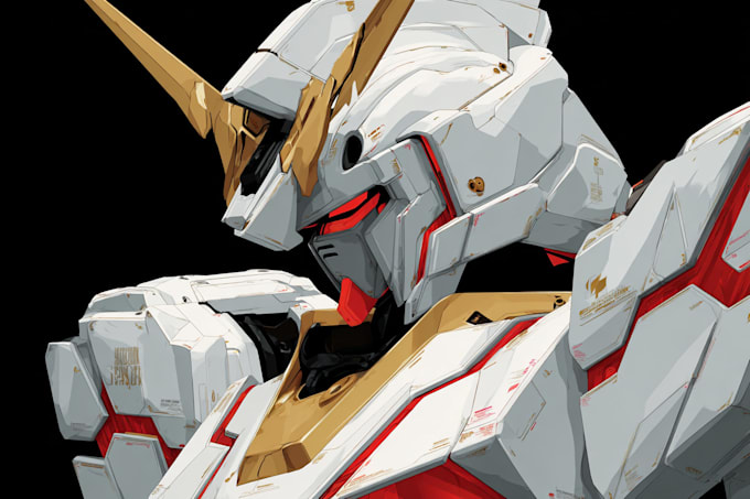 draw gundam, transformer, robot, armor, and mecha, concept