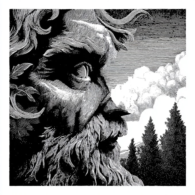 do linocut or woodcut illustrations