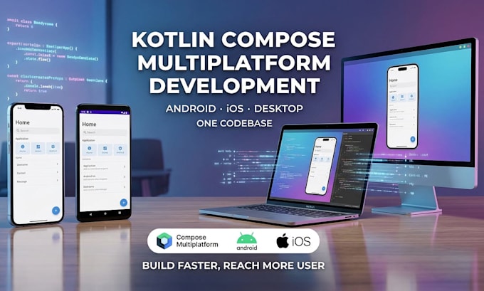 build android and ios app using kotlin multiplatform cmp