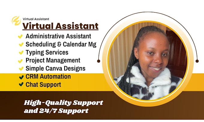be your long term executive virtual assistant, admin support