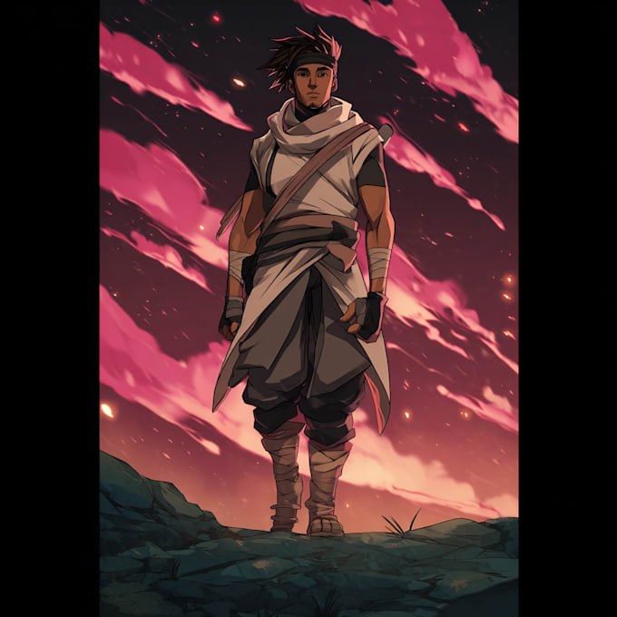 create a character design sheet for comic, dnd, anime, etc