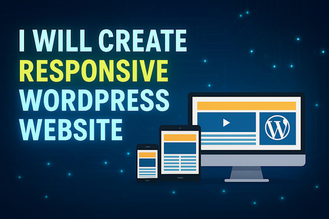 create a responsive wordpress website